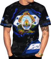 Rivelus Personalized Honduras Shirt 3D Camisas De Honduras Honduras Shirts Men Women Honduras Tshirt Honduras Unisex S-5XL