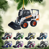 Artparel Skid Steer Loader Ornament Track Skid Steer Ornament Track Loader Ornaments for Christmas Tree Skid Steer Machine Ornaments 2024 Tractor Loader Xmas Ornament Gifts (SSL8)