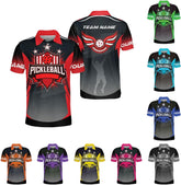 Mostefy Personalized Pickleball Polo Shirts, Pickleball Shirt 3D, Pickleball Shirts, Funny Pickleball Shirts for Team New