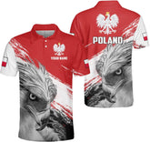 Parvii Personalized Poland Polo Shirt Women & Men, Polska Polo, Poland Gift Shirt, Poland Pride Shirts, Polish Eagle Gift