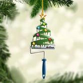 Personalized Painting Ornaments Gifts for a Painter, Painter Ornament Gift for Artist, Artist Christmas Ornament 2024, Artist Palette Christmas Ornament, Paint Brush Ornament for Painter (ON762)