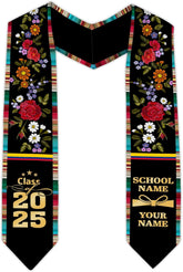 Pretyprints Colombians Graduation Sash, Custom Colombians American Flag Graduation Sash 2025, Colombia Graduation Stole