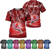 Artparel Personalized Pickleball Shirt 3D Pickleball Shirts for Men Women Gift for Pickleball Players Paddleball Lover Tshirt