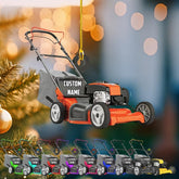 Personalized Lawn Mowers Christmas Ornaments Custom Name Lawn Mowers Ornaments Farmhouse Lawn Mowers Driver Gifts Riding Mowers with Xmas Light Acrylic Ornaments (1, LM9)