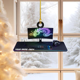 Personalized Computer Ornament, Computer Ornaments for PC Game Player, Computer Christmas Ornament, Computer Gamer Ornament, Computer Ornaments for Christmas Tree, PC Decorations Gaming (ON637)