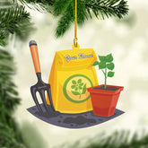 MAPrints Personalized Christmas Garden Uniforms and Tools Ornament, Gardener Stuff Ornament, Gardening Tool Hanging Ornaments for Christmas, Ornament Tree Hanging Decorations (Garden 2)