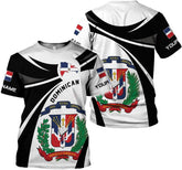 MoonArt Personalized Dominican Republic Shirts 3D, Republica Dominicana Tshirt, Gift Dominican Republic Flag Proud T Shirt