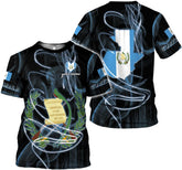 Leprints Personalized Guatemala Shirt Guatemala Camisas Guatemala Flag Shirts, Guatemalan Pride T-Shirt, Guatemala Tshirt
