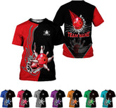 AOVL Custom Bowling Shirts for Men Bowling Shirts Bowling Shirts Unisex Bowling Jerseys for Men Custom Bowling Shirts for Men