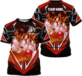 Mostprints Personalized Name Bowling Shirts for Men and Women 3D, Bowling Shirts for Team Bowling, Bowling Shirts Gift