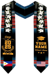 Customize Filipino Graduation Sash, Philippines Graduation Stole, Philippine Graduation Sash 2025