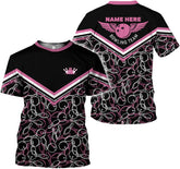 Personalized Name Bowling Shirts for Women 3D, Bowling Shirts with Name, Custom Bowling Shirts Gift for Bowling Lover
