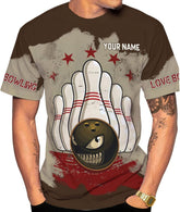 Custom Bowling Shirts, Personalized Name Bowling Shirts Unisex, Bowling Jerseys for Men & Women, Team Bowling Shirt Gift