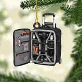 Artparel Personalized Camera Ornament, Camera Lover, Photographer Fan Ornament, Photo Lover Ornament Camera Ornament Gift for Camera Men Photographer Photography Ornament Christmas Tree (Camera 1)