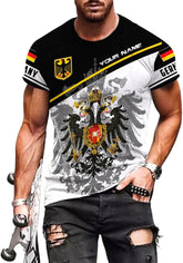 Mostprints Personalized Name Germany Shirt 3D, Custom German Shirt gift for Men and Women, German Flag Shirt Gift S-5XL