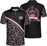 Personalized Name Bowling Polo Shirts 3D for Women, Bowling Shirt, Bowling Shirts for Womens, Team Bowling Shirt Women1