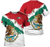 Royal Fight Personalized Mexico Shirts, Mexican Shirts for Men, Customized Mexico T-Shirt for Men, Mexico Eagle Flag Shirt