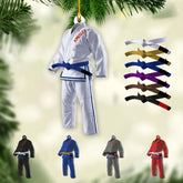 RoyalBro Personalized Jiu Jitsu Ornament Brazilian Jiu Jitsu Gift Hanging for Men Jiu Jitsu, Jiu Jitsu Christmas Ornament for Sensei Instructor Ornaments (JJ 6)