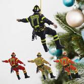 Artparel Personalized Firefighter Uniform Ornament Firefighter Gifts for Men Firefighter Ornaments for Christmas Tree Firefighter Gifts for Men Firefighter Gifts Christmas (FF 8)