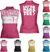 Podagree Personalized Golf Shirts for Women Sleeveless with Collar, Funny Golf Shirts for Women Ladies Sleeveless Golf Shirt