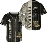 Custom US Army Baseball Jersey Veteran Jerseys for Men USA Flag Amry Baseball Jersey Camo America Shirts Jersey Army Military