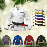 Personalized Jiu Jitsu Ornament 2024 Brazilian Jiu Jitsu Ornaments Gift for Jiu Jitsu Lover, Jiu Jitsu Christmas Ornament for Sensei Jiu-Jitsu Ornaments Jiu Jitsu Christmas Ornaments Xmas (JJ N2)