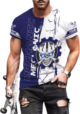 Personalized American Mechanic Shirt Custom Name Tool Box Garage Unisex 3D All Over Printed T Shirt