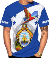 Vybonz Personalized Honduras Shirt Camisa Honduras Hombres Honduras Shirts for Men Women Honduras Flag Honduran Pride Tshirt