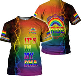 Personalized Name LGBT Shirts 3D, Gay Les Shirts for Men, LGBT Pride Clothing for Men and Women, Gifts for Lesbians, Pride 1