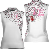 Podagree Personalized Golf Polo Shirts for Women Sleeveless with Collar, Funny Shirts for Women, Ladies Sleeveless Golf Shirt