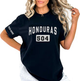 Generic Unisex Honduras Embroidered Shirt 3D, Honduras T-Shirt, Black, Small-5X-Large, Adult Men