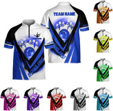 Ligthuy Personalized Bowling Jersey 3D, Bowling Shirts for Team, Bowling Shirt Unisex for Men Women, Bowling Shirts for Men