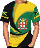 Personalized Jamaica Shirt Custom Jamaica Flag Lion Hoodie for Men and Women, Jamaican Pride Hoodie, Jamaicana Hoodie