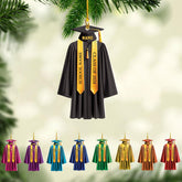 AOVL Graduation Ornament, Graduation Ornaments Class of 2023, Graduation Cap and Scroll Xmas Gift, Graduation Christmas Xmas Tree Ornaments, Gifts for Graduate, School Ornaments (DGRA1)