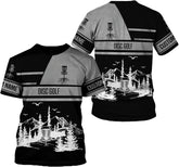 Personalized Disc Golf T-Shirt 3D All Over Printing S-5XL, Disc Golf Shirts for Men, Mens Disc Golf Tee Shirt