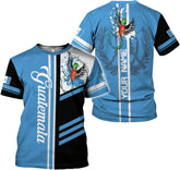 Rivelus Guatemala Shirt - 3D Guatemala Flag Camisa, Guatemalan Pride T-Shirt for Men & Women