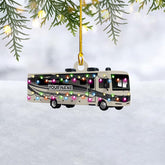 Artparel Personalized Camping Ornaments, Camping Christmas Ornaments, Camper Christmas Ornaments, Camping Ornaments for Christmas Tree, Camper Tree Ornament, Camper Gingerbread (CP14)
