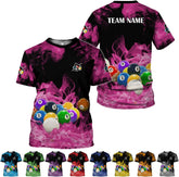Parvii Personalized Billiards Shirt for Men, 8 Ball Pool Shirt, Billiards Gift