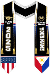 Customize Filipino Graduation Sash, Philippines Graduation Stole, Philippine Graduation Sash 2025