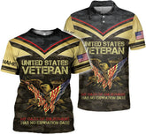 Personalized Army Veteran Shirt, Army Polo 1 - S-5XL