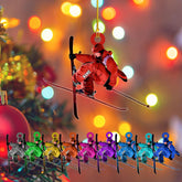 Personalized Skiing Ornament Ski Ornament Love Skiing Christmas Ornament Snowboarding Skiing Ornament Lovers Gift Skiing Tree Decor Skiing Ornament Snowboarding Ornament Gift (Skiing 12)