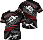 Suseaz Personalized Pickleball 3D T-Shirt Men Women Gifts Pickleball Jersey Shirt Short Sleeve Tee Sport Fit Clothing Outfits