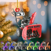 Snow Blowers Christmas Ornament, Snow Blowers Ornament Gift Snow Blowers Christmas Ornament, Snow Blowers Tree Hanging Ornament (SB1)