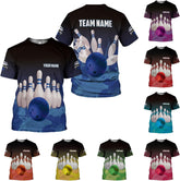 Intenprints Personalized Bowling Shirt Custom Bowling Shirts Bowling Gift Bowling Shirts for Women & Men Bowling Shirt Team