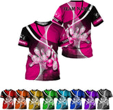 Rivelus Personalized Name Bowling Shirts for Men and Women 3D, Bowling Shirts for Team Bowling, Bowling Shirts Gift