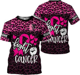 Podagree Personalized Breast Cancer 3D Shirt, Pink Ribbon Awareness T-Shirt, Survivor Pride Tshirt Breast Cancer Shirt