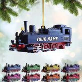 AOVL Custom Railroader Ornament 2024 Railroader Christmas Ornament Christmas Keepsake for Railroader Trainman Ornament Gifts for Railroader Railroader Keepsake Gifts for Trainman (RR12)