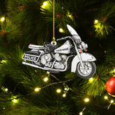 MAPrints Personalized Police Ornaments, Police Christmas Shape Flat Ornament, Police Hanging Ornament Printed, Police Officer Ornament, Police Hat Ornament, Police Car Ornament (PL 7)
