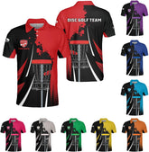 Royal Fight Personalized Polo Shirt - 3D Disc Golf Jerseys for Men & Teams S-5XL - Perfect Disc Golf Gifts