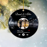 Personalized Vinyl Records Machine Ornament, Vinyl Record Ornament, Music Ornament, Vinyl Ornament, Record Ornament, Gift for Music Lover, Ornament 2024 for Music Player Ornament (RC9)